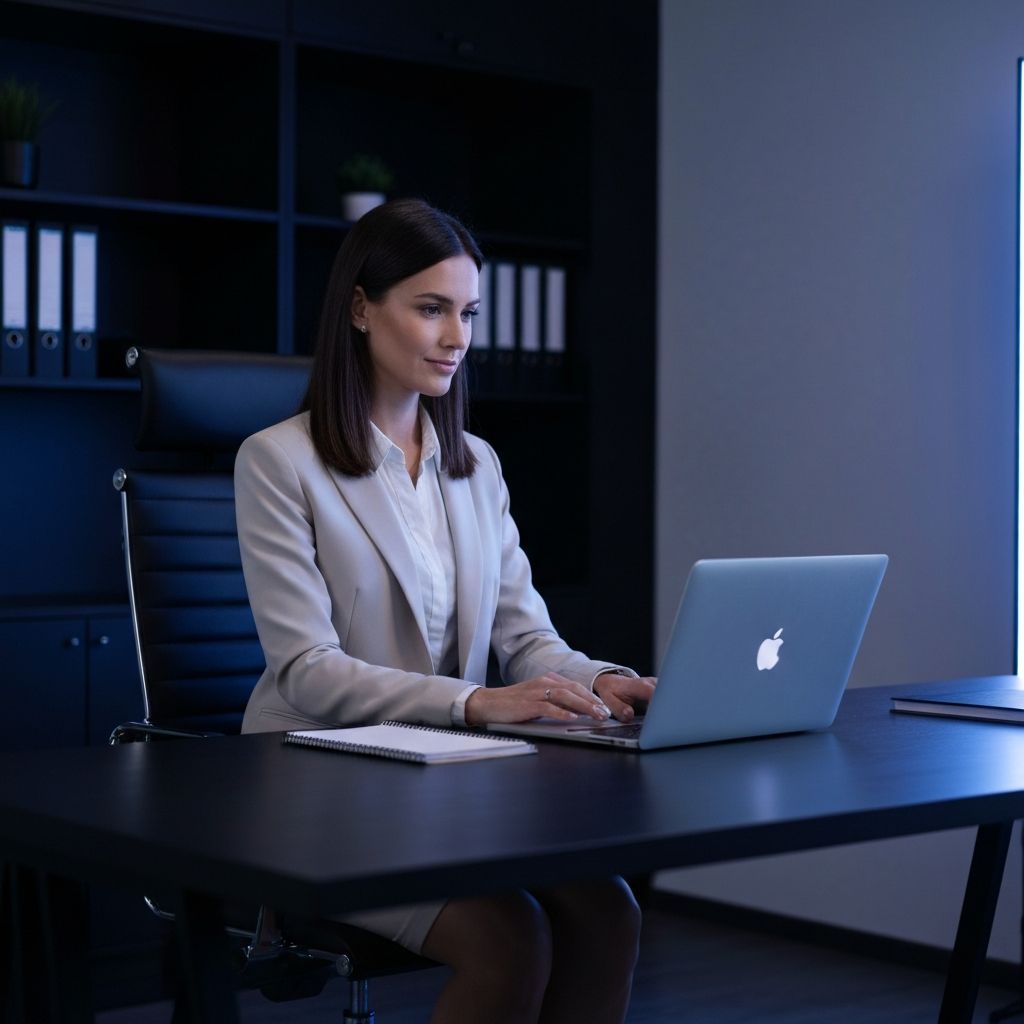 SAP Business One consultant at work